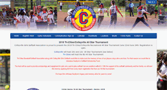 Desktop Screenshot of colleyvillesoftball.com